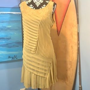 LC Lauren Conrad, Flapper-Style, Asymmetrical Pleating Dress, Classic!